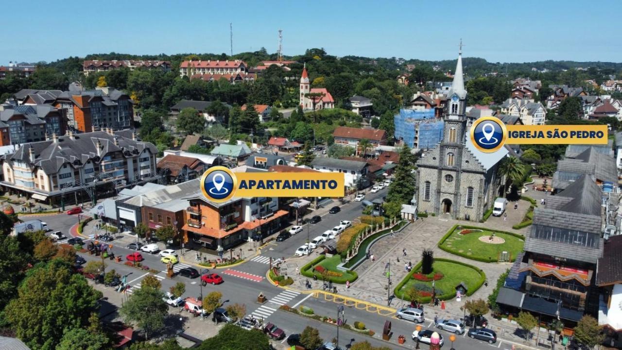 Apartamento Oppitz - No Coracao De Gramado Junto Da Rua Coberta Daire Dış mekan fotoğraf